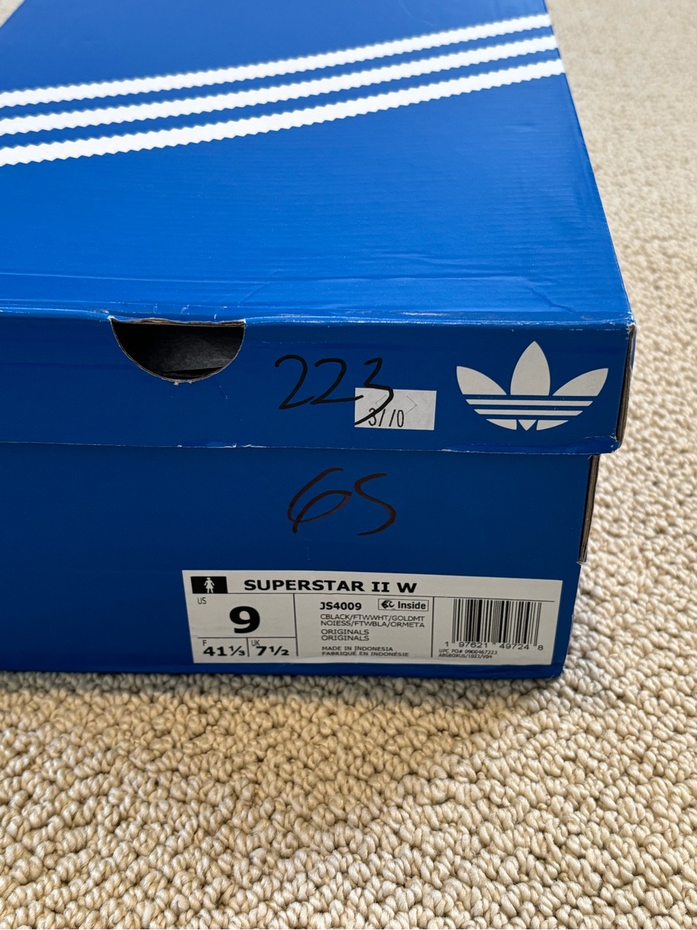New Adidas SUPERSTAR II W Patent Leather Sneakers - Picture 7 of 7